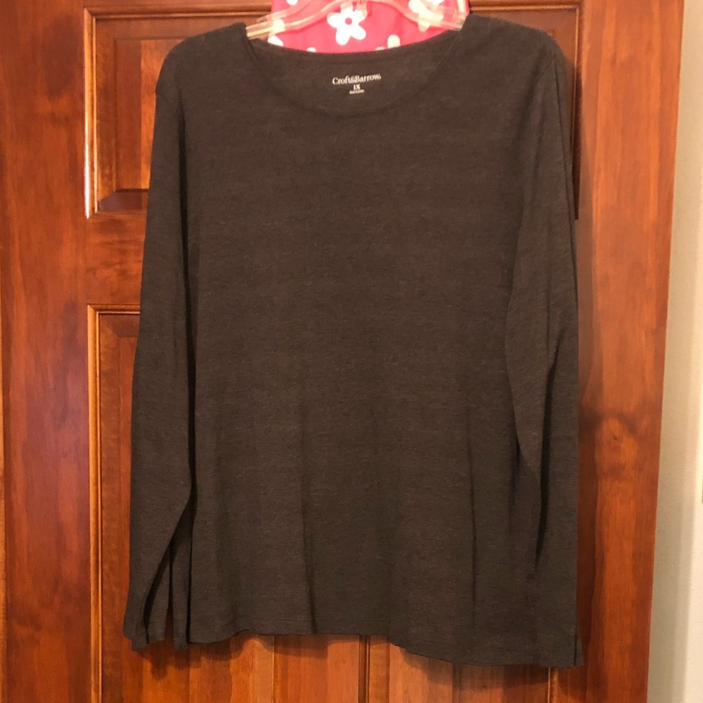 CROFT & BARROW LONG SLEEVE TOP